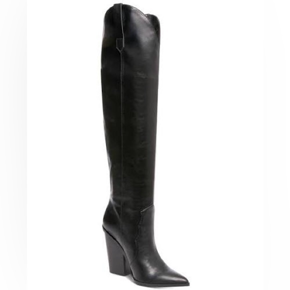 Steve Madden Ranger Black Over the Knee Boots - Picture 16 of 16